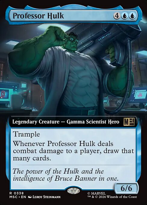 Professor Hulk Magic: The Gathering card