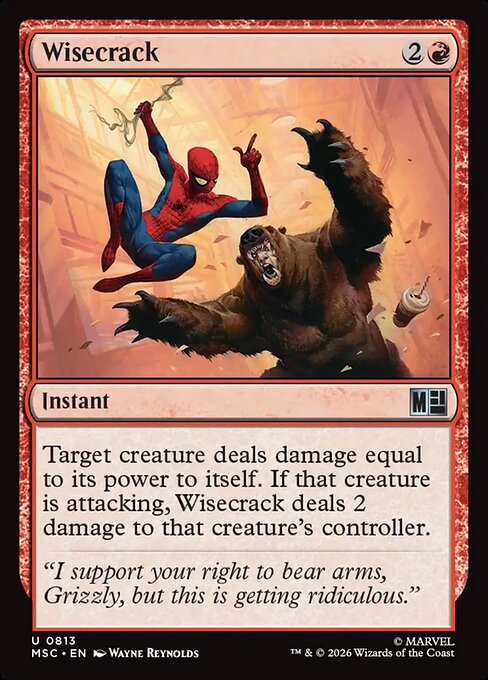 Wisecrack Magic: The Gathering card