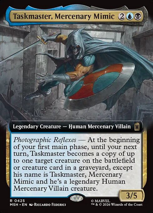 Taskmaster, Mercenary Mimic Magic: The Gathering card