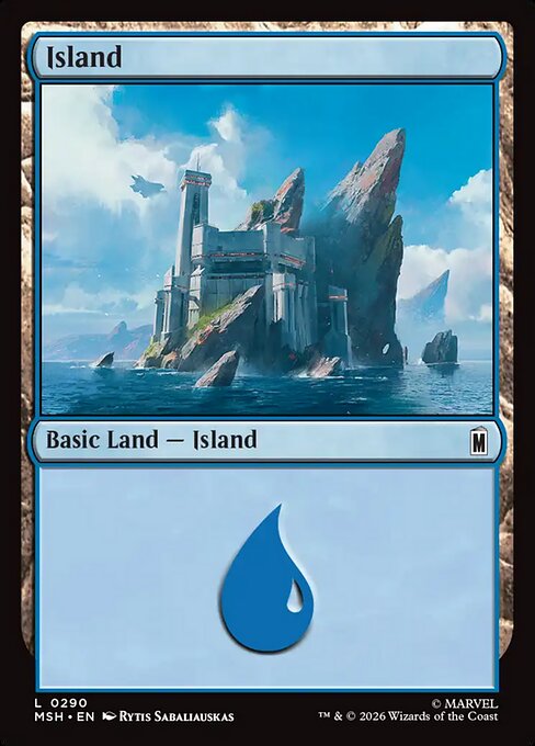 Island Magic: The Gathering card
