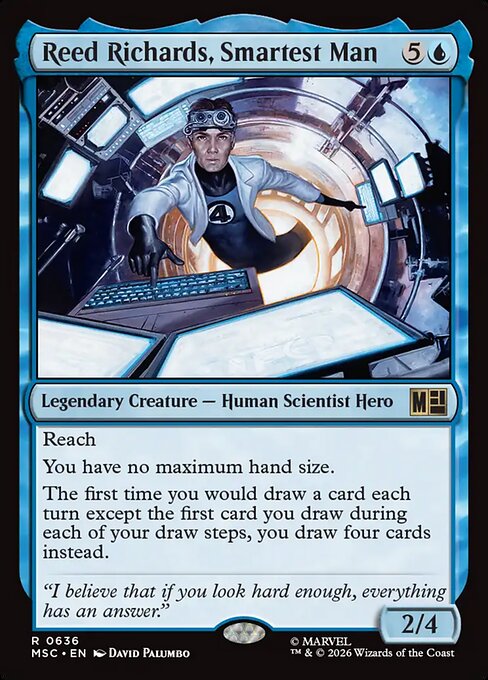 Reed Richards, Smartest Man Magic: The Gathering card