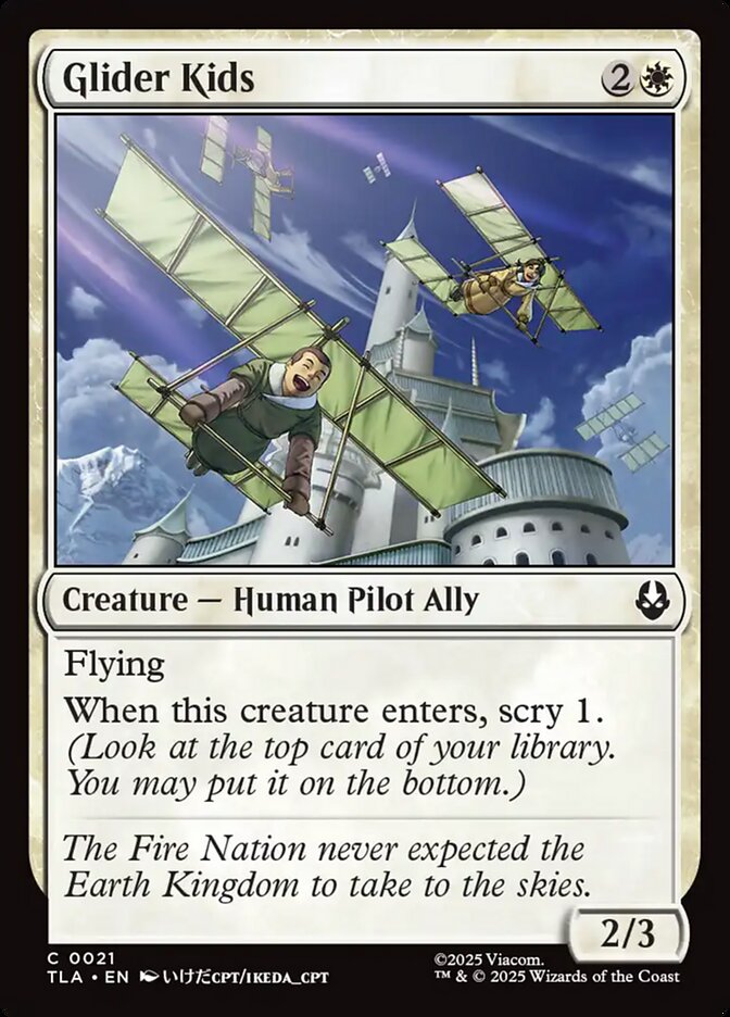 Glider Kids Magic: The Gathering card