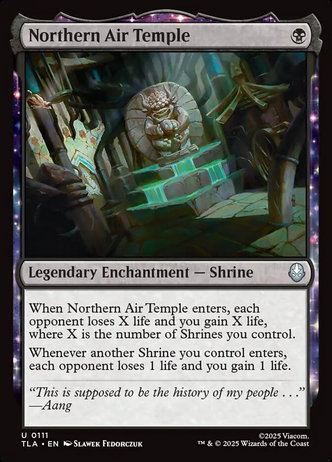 Northern Air Temple Magic: The Gathering card