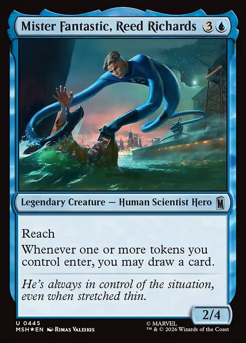 Mister Fantastic, Reed Richards Magic: The Gathering card