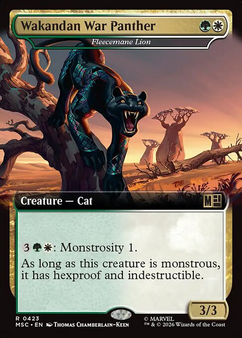 Fleecemane Lion Magic: The Gathering card