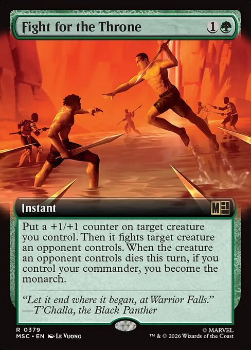Fight for the Throne Magic: The Gathering card