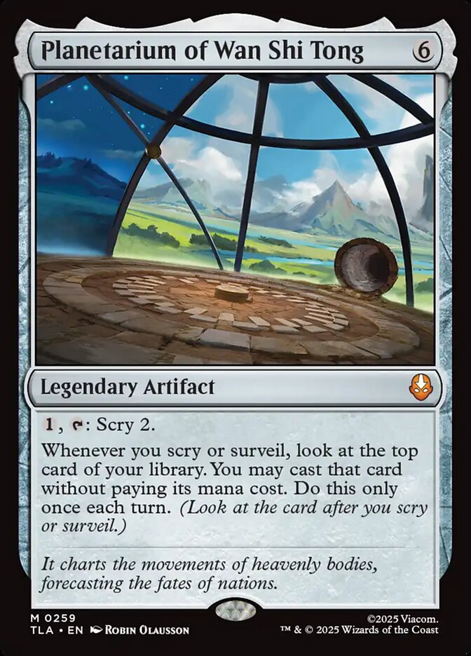 Planetarium of Wan Shi Tong Magic: The Gathering card