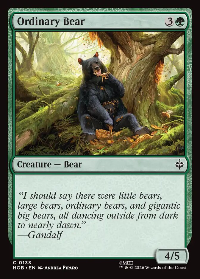 Ordinary Bear card image