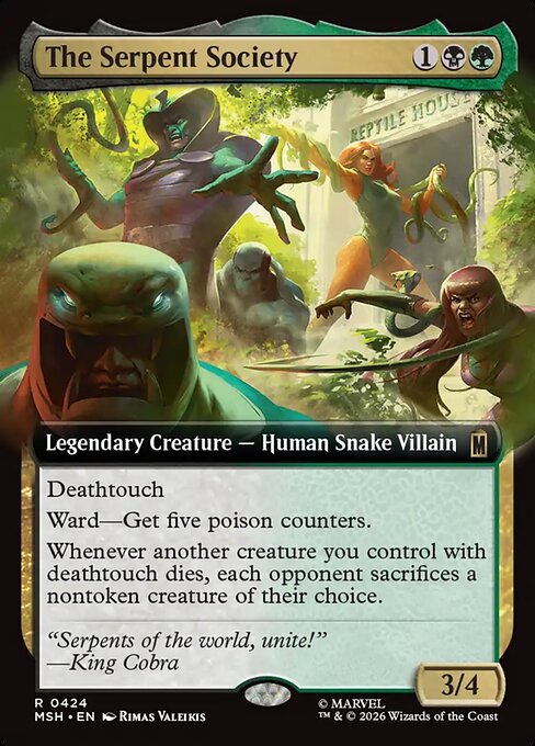 The Serpent Society Magic: The Gathering card