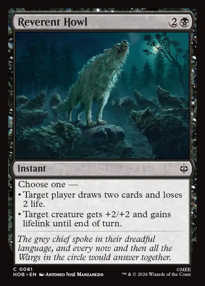 Reverent Howl card image