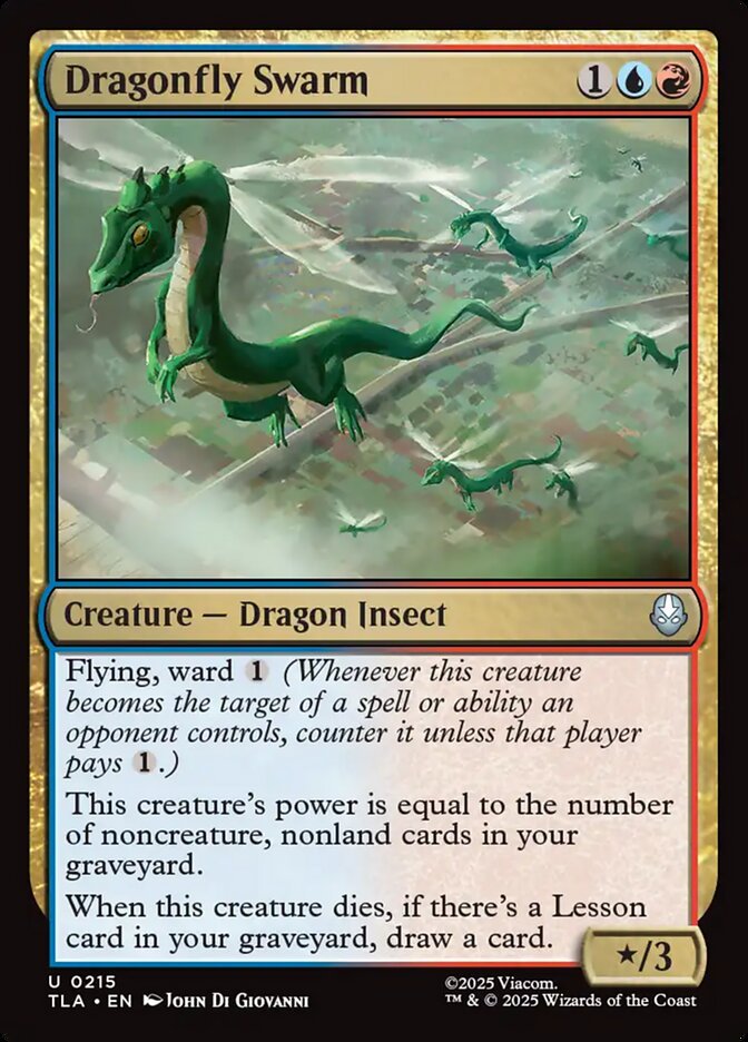 Dragonfly Swarm Magic: The Gathering card