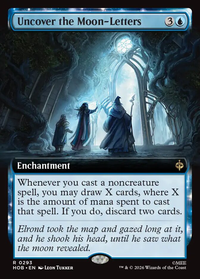 Uncover the Moon-Letters card image