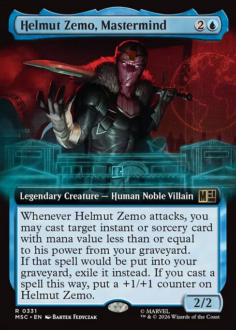 Helmut Zemo, Mastermind Magic: The Gathering card