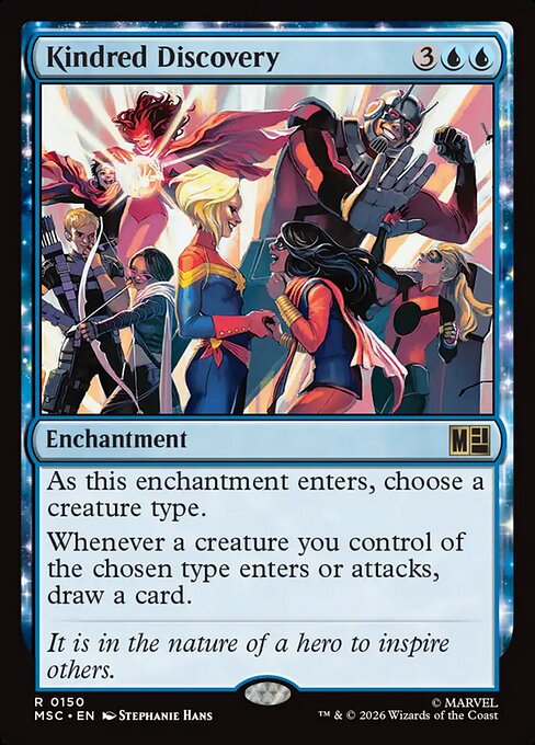 Kindred Discovery Magic: The Gathering card