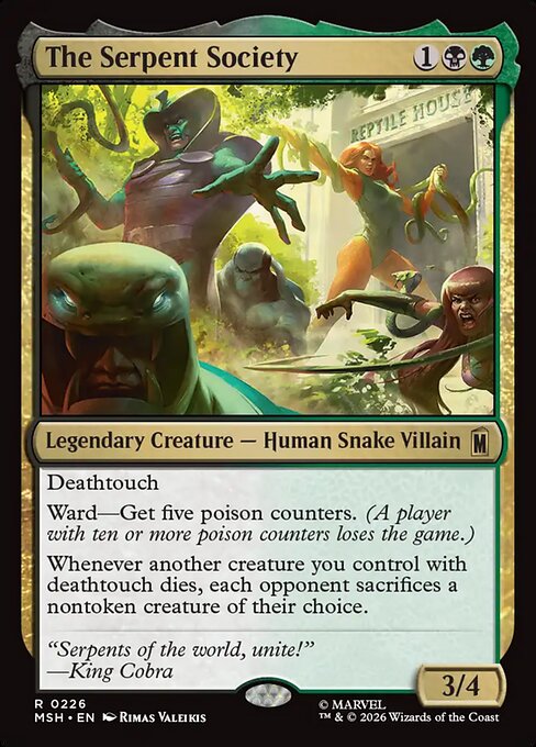 The Serpent Society Magic: The Gathering card