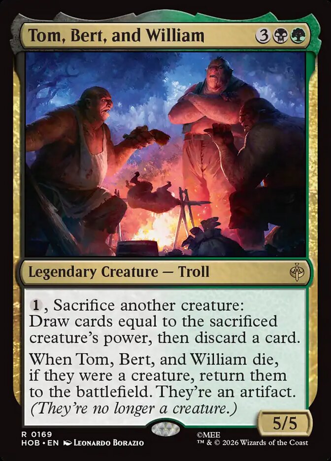 Tom, Bert, and William card image
