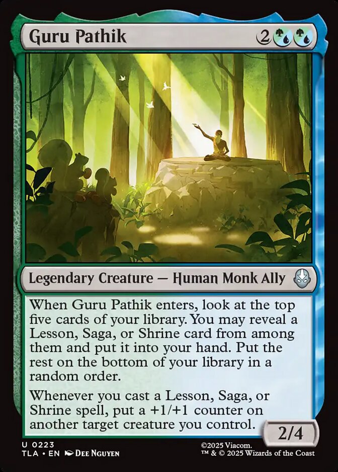 Guru Pathik Magic: The Gathering card