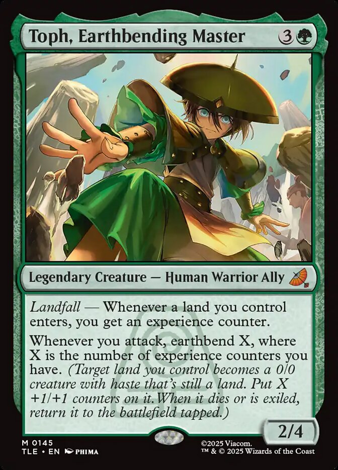 Toph, Earthbending Master card image