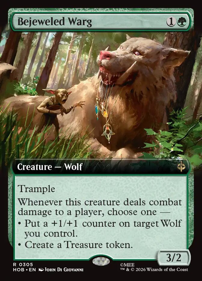Bejeweled Warg card image