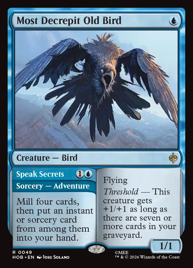 Most Decrepit Old Bird // Speak Secrets card image