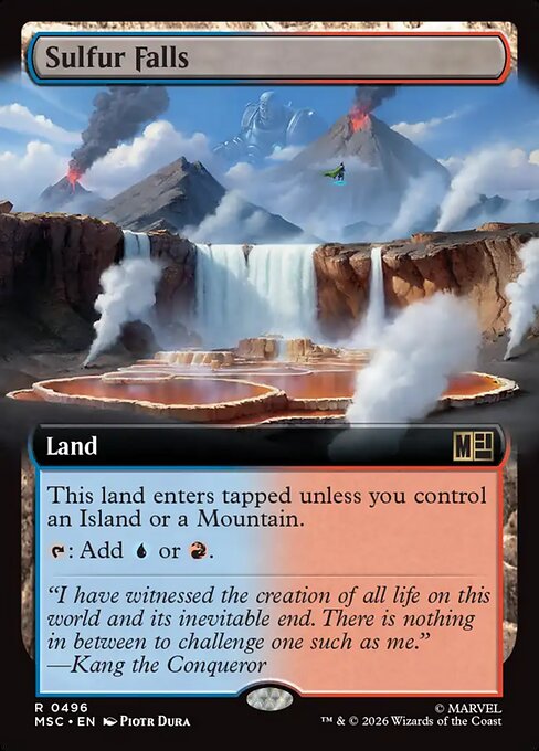 Sulfur Falls Magic: The Gathering card