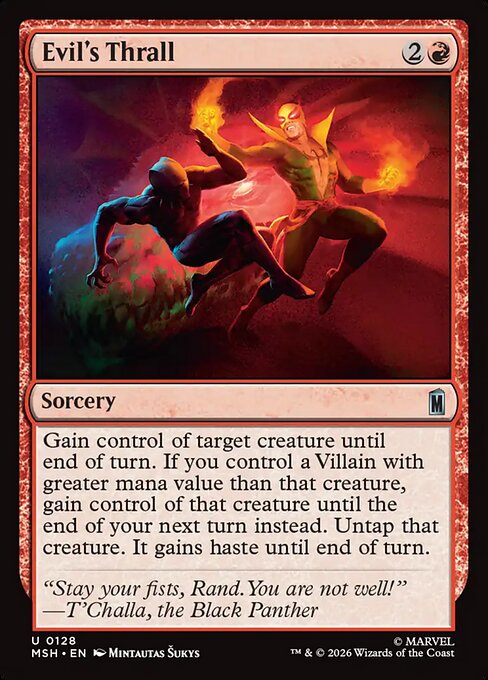 Evil's Thrall Magic: The Gathering card