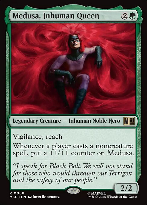 Medusa, Inhuman Queen Magic: The Gathering card