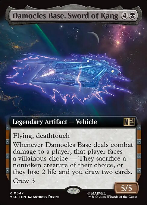 Damocles Base, Sword of Kang Magic: The Gathering card