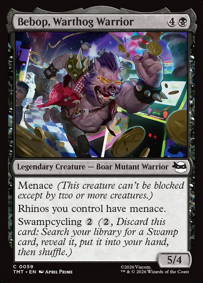 Bebop, Warthog Warrior card image