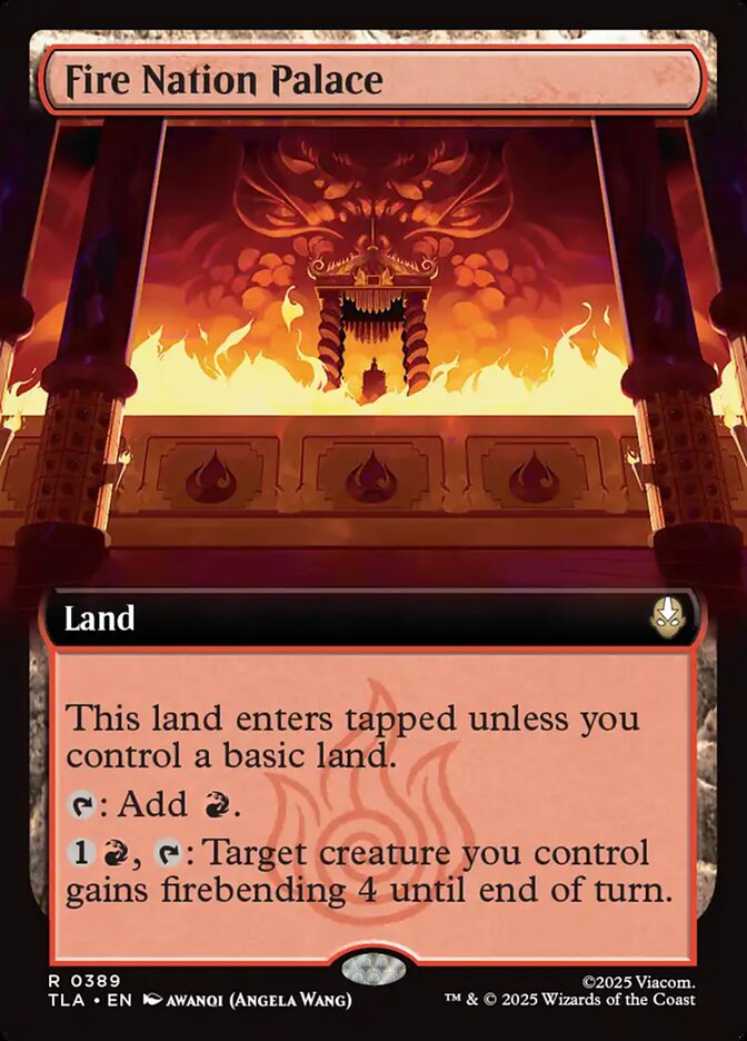 Fire Nation Palace Magic: The Gathering card