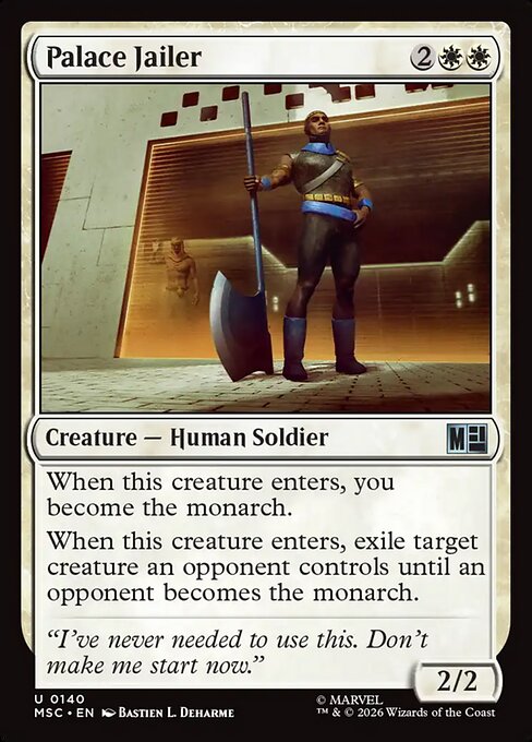 Palace Jailer Magic: The Gathering card