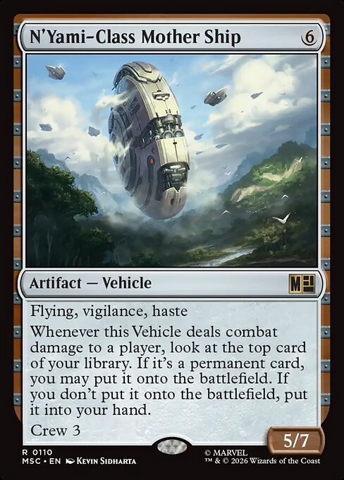 N'Yami-Class Mother Ship Magic: The Gathering card