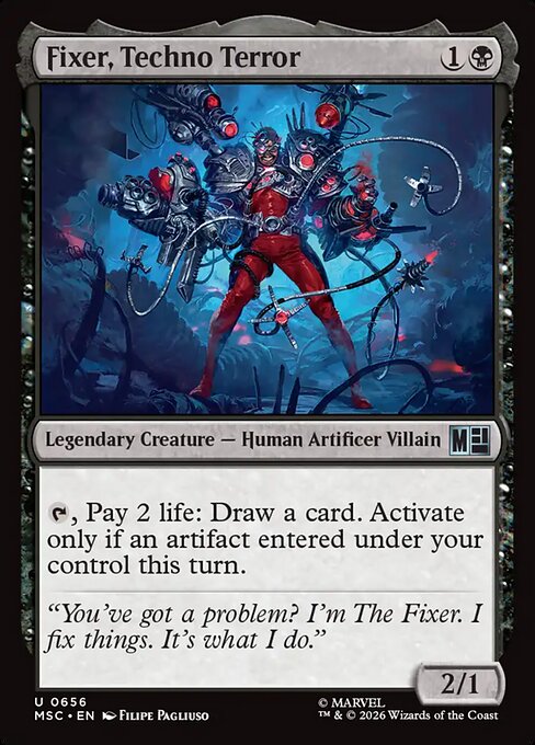 Fixer, Techno Terror Magic: The Gathering card