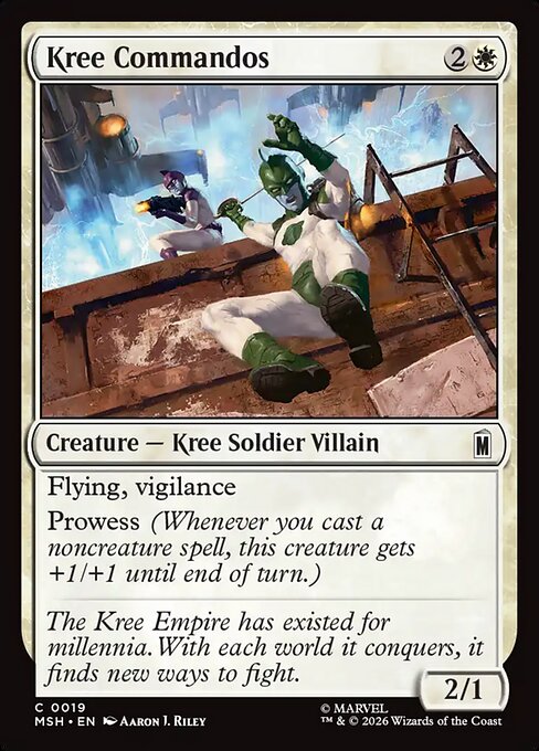 Kree Commandos Magic: The Gathering card
