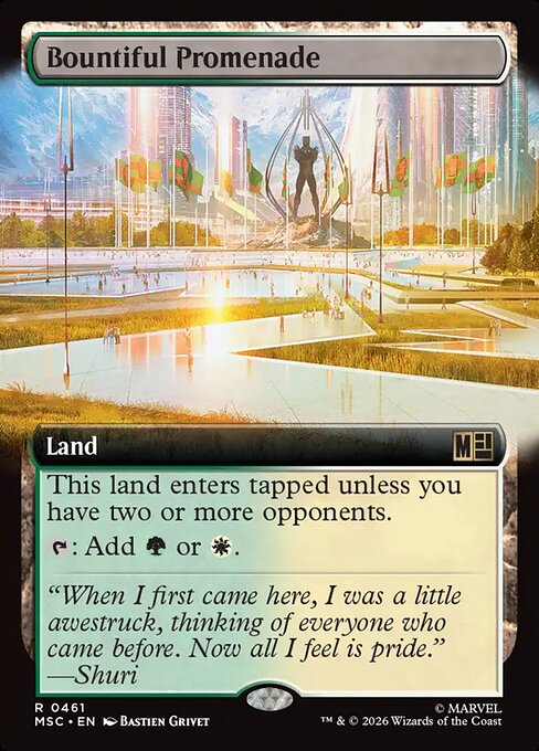 Bountiful Promenade Magic: The Gathering card
