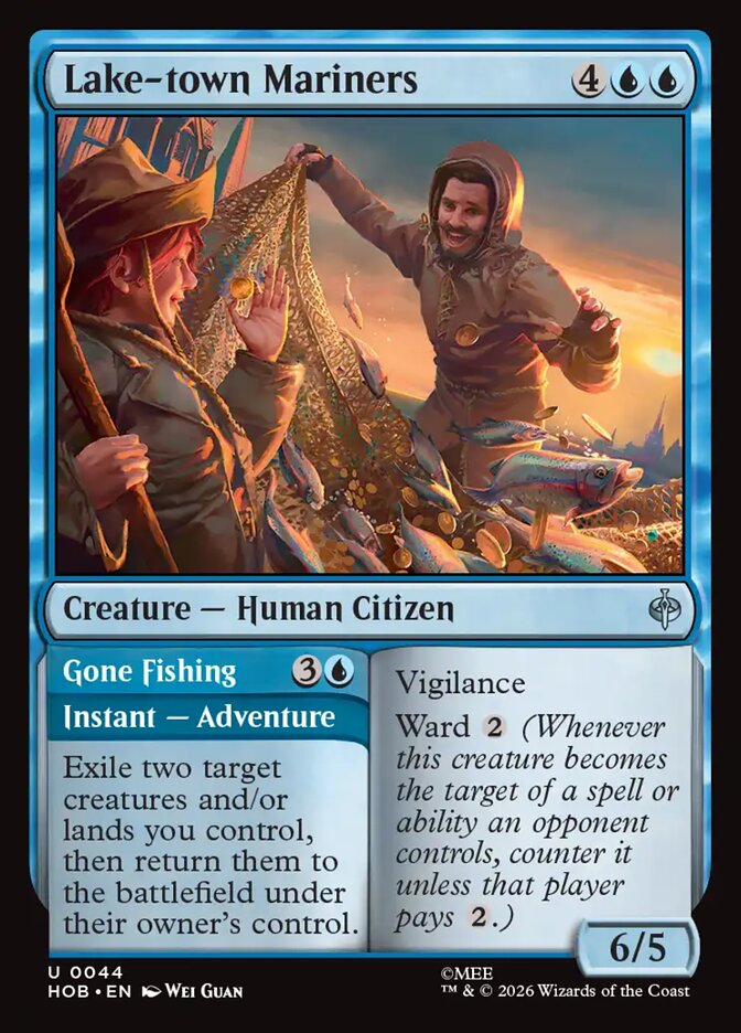 Lake-town Mariners // Gone Fishing card image