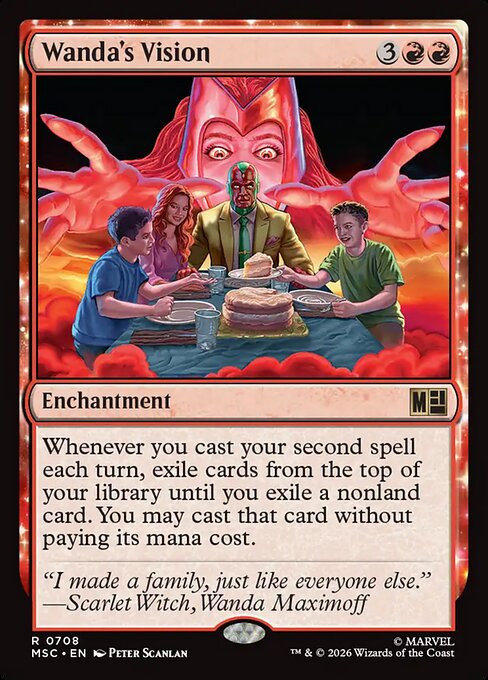 Wanda's Vision Magic: The Gathering card