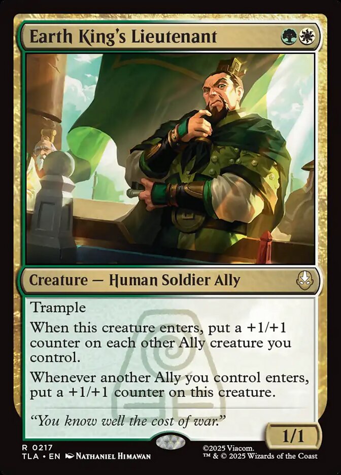 Earth King's Lieutenant Magic: The Gathering card