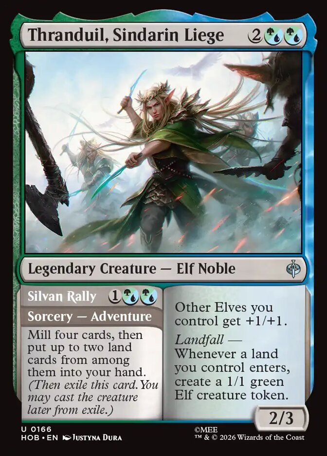 Thranduil, Sindarin Liege // Silvan Rally card image