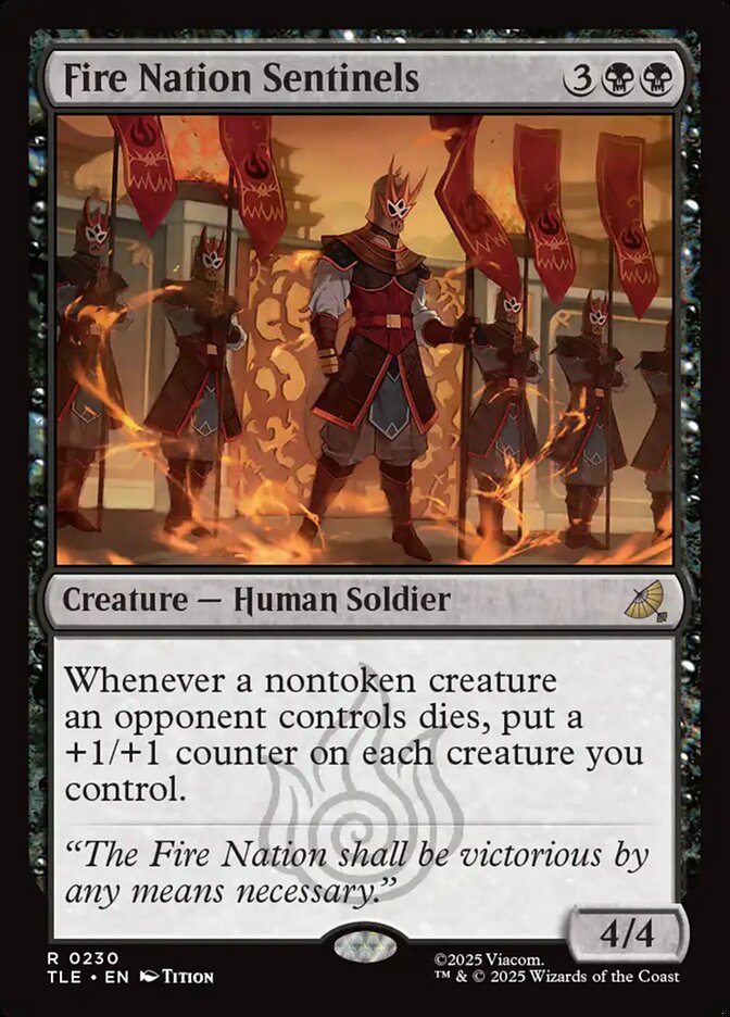 Fire Nation Sentinels card image
