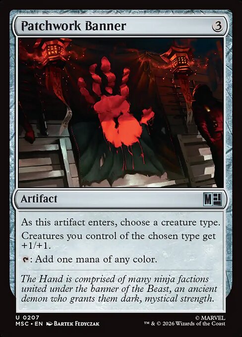Patchwork Banner Magic: The Gathering card