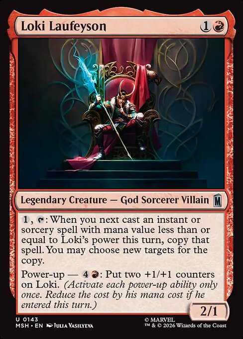 Loki Laufeyson Magic: The Gathering card
