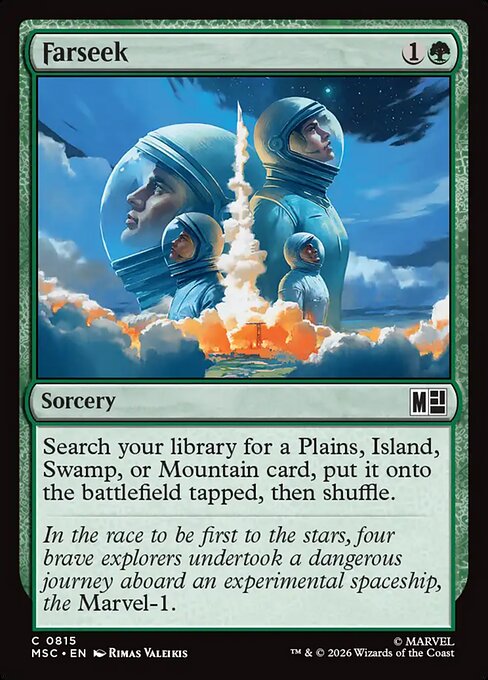 Farseek Magic: The Gathering card