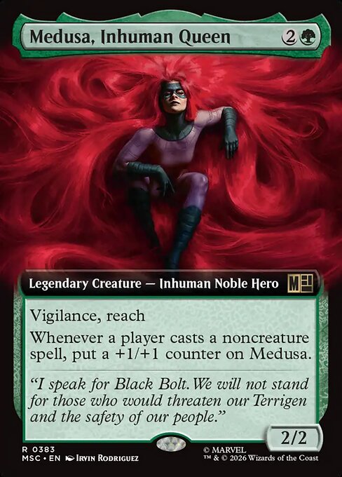 Medusa, Inhuman Queen Magic: The Gathering card