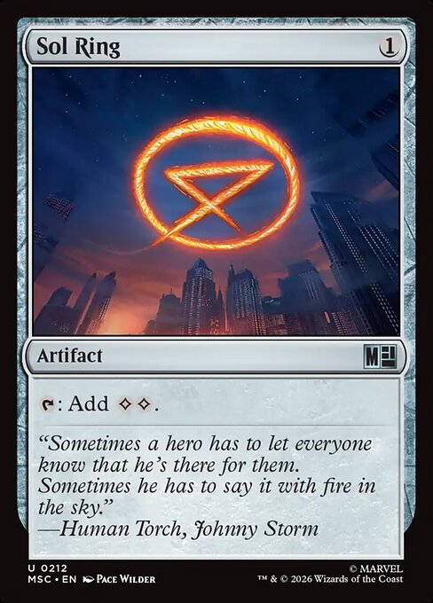 Sol Ring Magic: The Gathering card