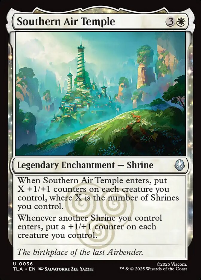 Southern Air Temple Magic: The Gathering card