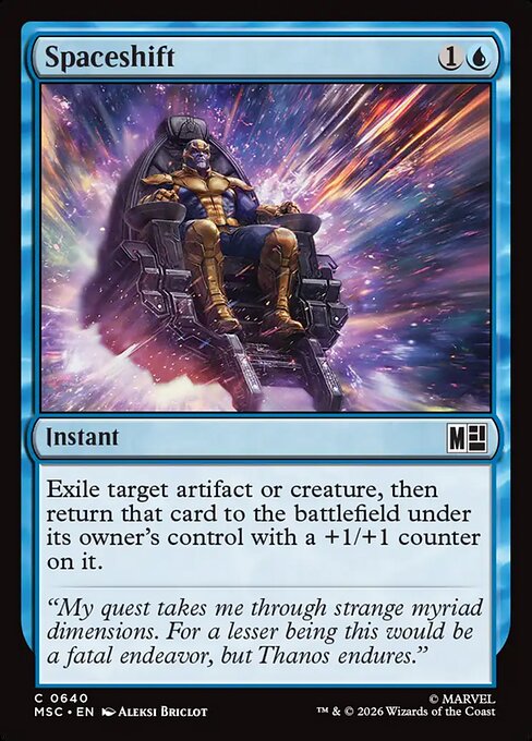 Spaceshift Magic: The Gathering card