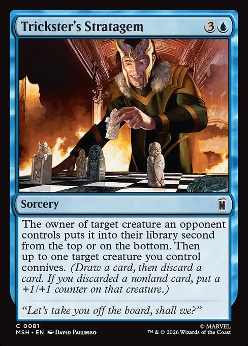 Trickster's Stratagem Magic: The Gathering card