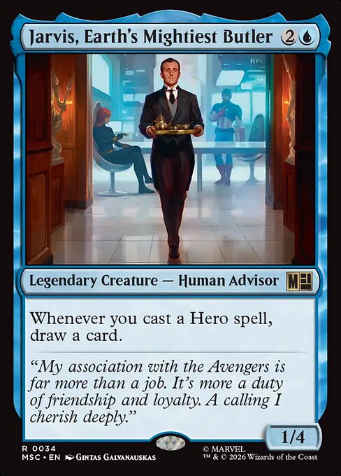 Jarvis, Earth's Mightiest Butler Magic: The Gathering card