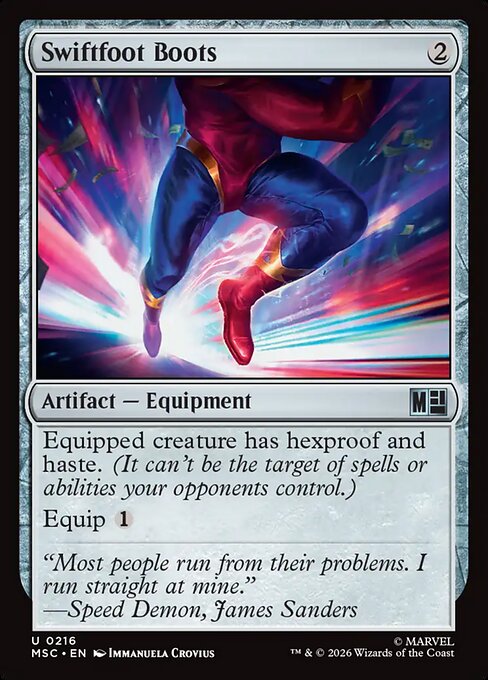 Swiftfoot Boots Magic: The Gathering card